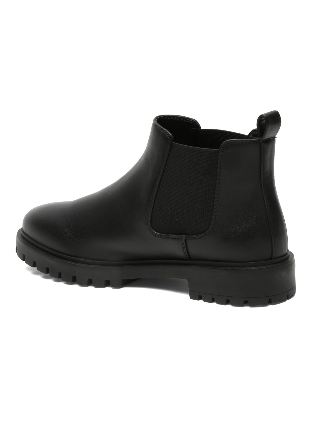 Classic Black Chelsea Boots – Sleek & Durable Slip-On Design