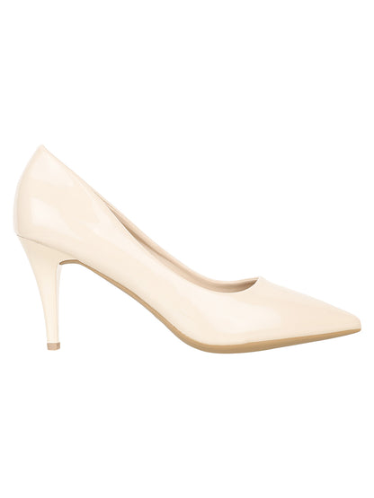 Classic stilettos color beige | versatile women heels