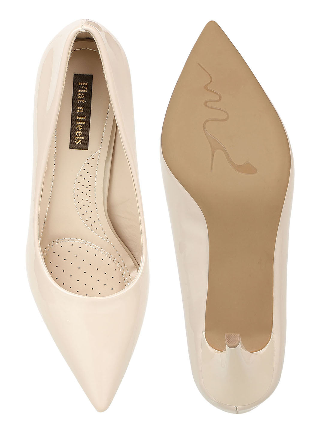 Classic stilettos color beige | versatile women heels