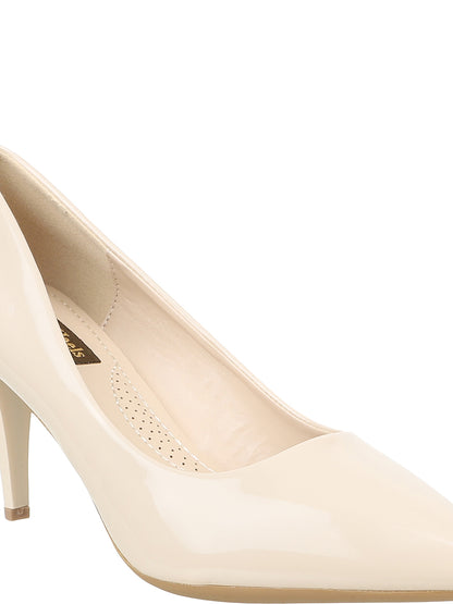 Classic stilettos color beige | versatile women heels