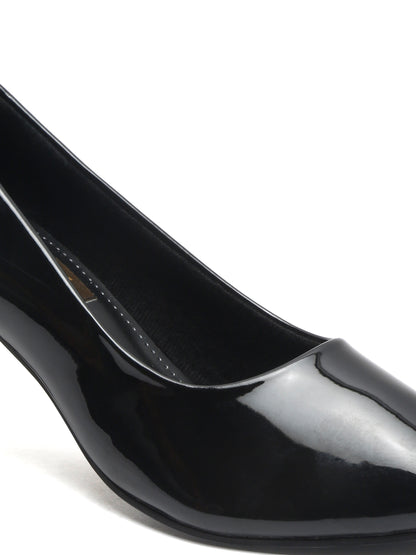 Classic Black Pumps For Women's with Stiletto Heels | Flat N Heels