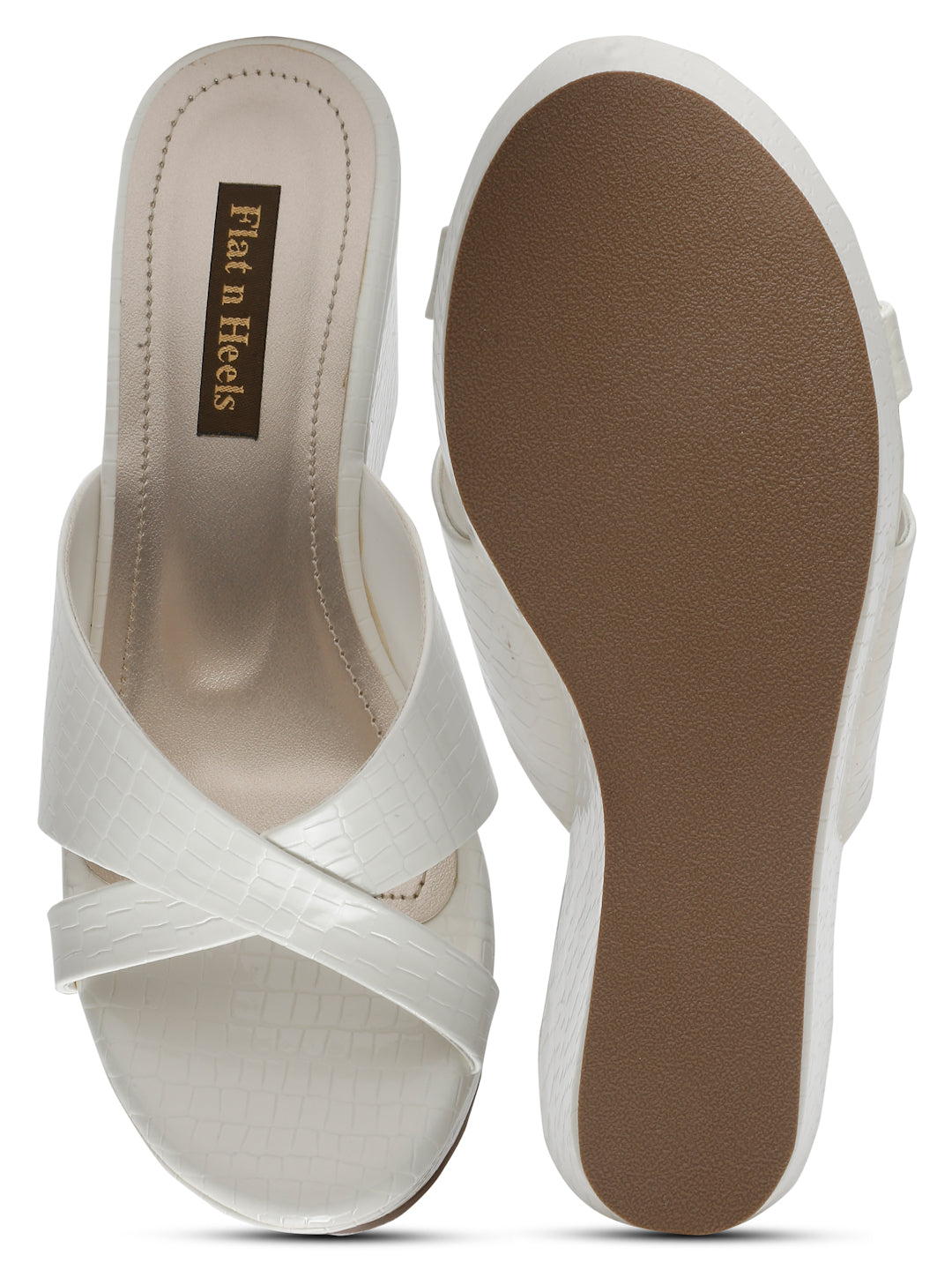 Stylish Tan wedge sandals for women | Comfortable and Trendy